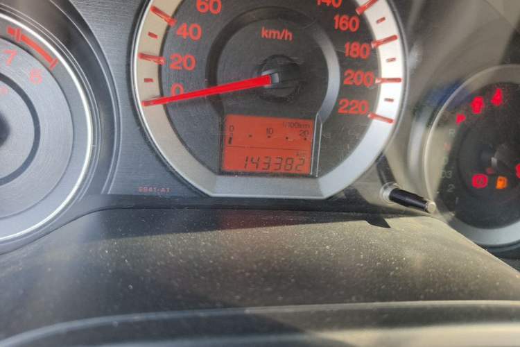 Used Honda City Classic 2008 1.5L Automatic Elite Edition Odometer Close Up
