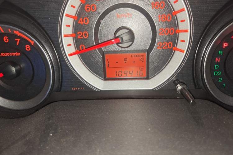 Used Honda City Classic 2008 1.5L Automatic Elite Edition Odometer Close Up
