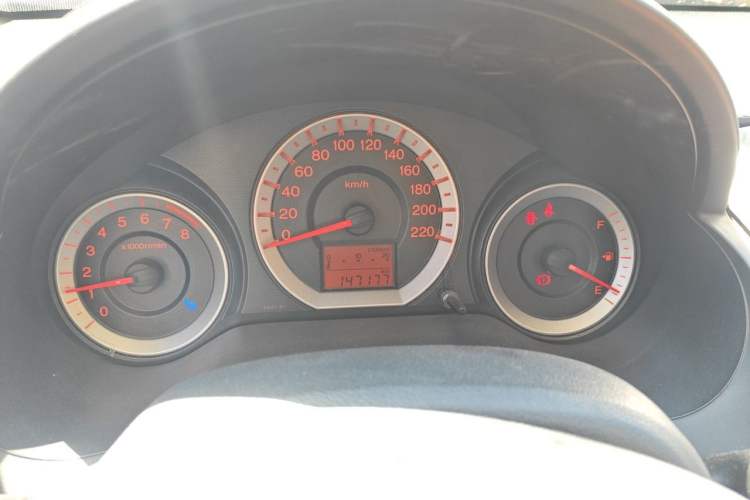 Used Honda City Classic 2008 1.5L manual Elite Edition Odometer Close Up