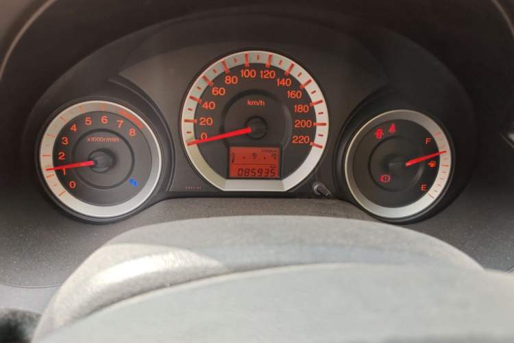 Used Honda City Classic 2008 1.5L manual Elite Edition Odometer Close Up