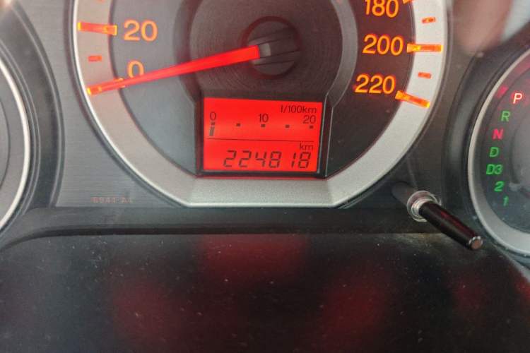Used Honda City Classic 2008 1.5L Automatic Elite Edition Odometer Close Up