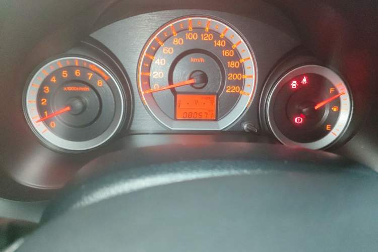 Used Honda City Classic 2008 1.5L manual Elite Edition Odometer Close Up
