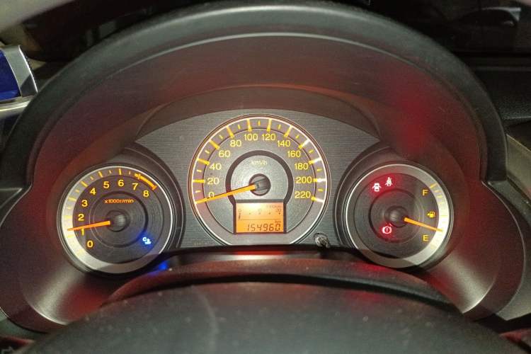 Used Honda City Classic 2008 1.5L manual Elite Edition Odometer Close Up