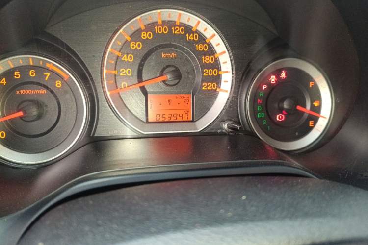 Used Honda City Classic 2008 1.5L Automatic Elite Edition Odometer Close Up