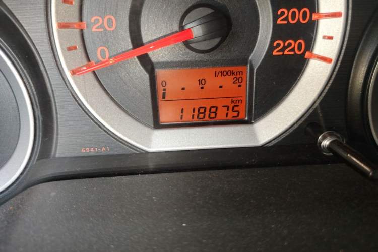 Used Honda City Classic 2008 1.8L automatic comfort version Odometer Close Up