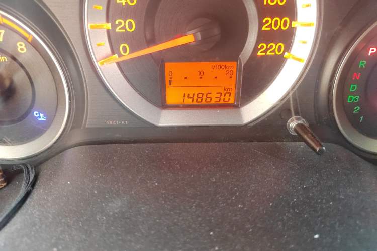 Used Honda City Classic 2008 1.5L Automatic Elite Edition Odometer Close Up
