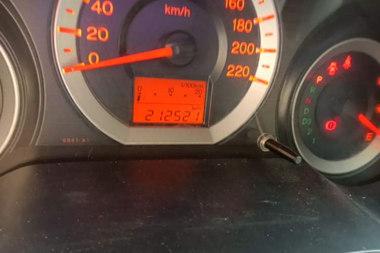 Used Honda City Classic 2008 1.5L Automatic Elite Edition Odometer Close Up