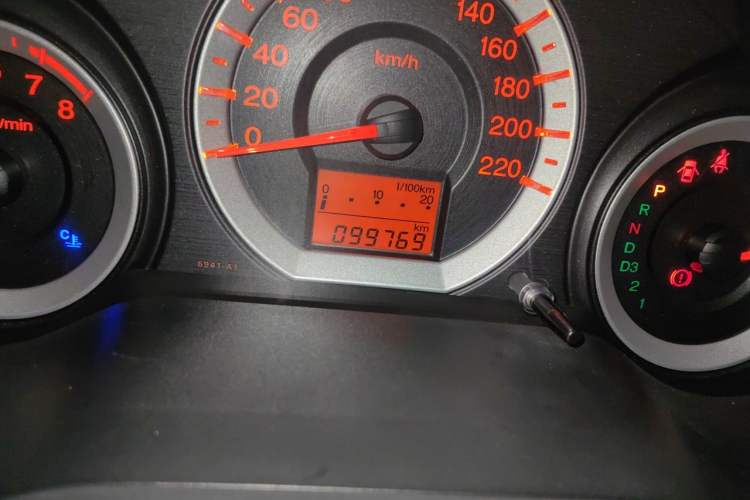 Used Honda City Classic 2008 1.5L Automatic Elite Edition Odometer Close Up