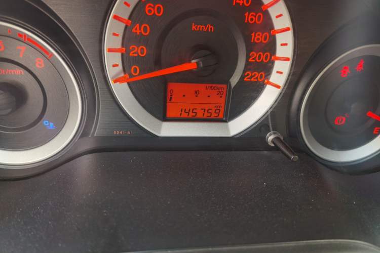 Used Honda City Classic 2008 1.5L manual Elite Edition Odometer Close Up