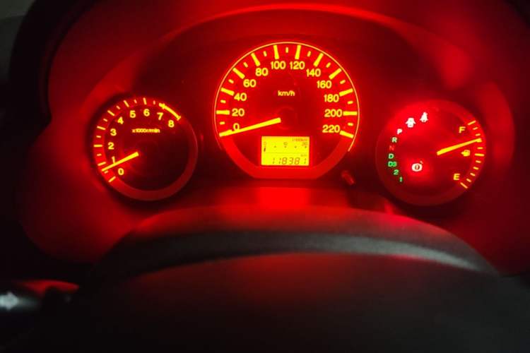 Used Honda City Classic 2008 1.5L Automatic Elite Edition Odometer Close Up