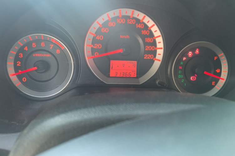 Used Honda City Classic 2008 1.5L Automatic Elite Edition Odometer Close Up