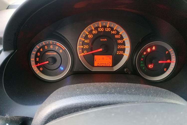 Used Honda City Classic 2008 1.5L Automatic Elite Edition Odometer Close Up