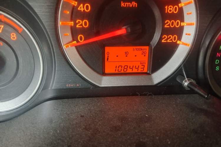 Used Honda City Classic 2008 1.8L automatic comfort version Odometer Close Up