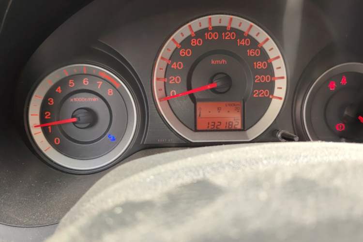 Used Honda City Classic 2008 1.5L manual Elite Edition Odometer Close Up