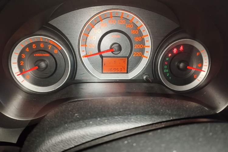 Used Honda City Classic 2008 1.5L Automatic Elite Edition Odometer Close Up