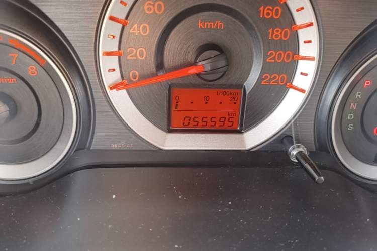 Used Honda City Classic 2008 1.8L automatic comfort version Odometer Close Up
