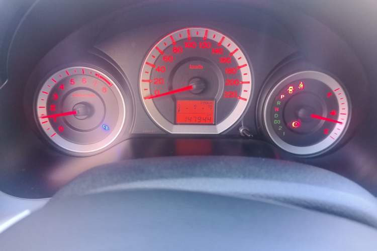 Used Honda City Classic 2008 1.5L Automatic Elite Edition Odometer Close Up
