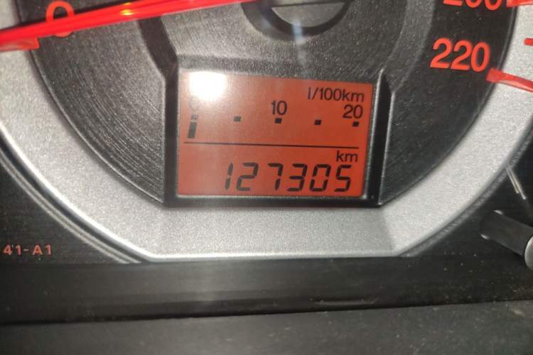 Used Honda City Classic 2008 1.5L manual comfort version Odometer Close Up