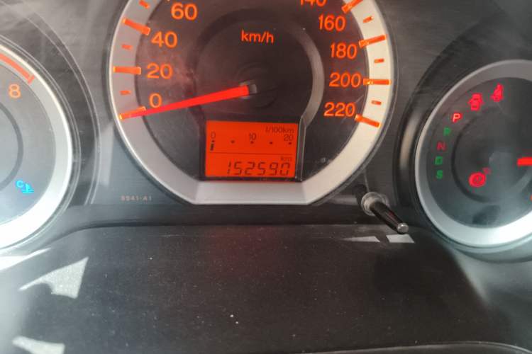 Used Honda City Classic 2008 1.8L automatic comfort version Odometer Close Up