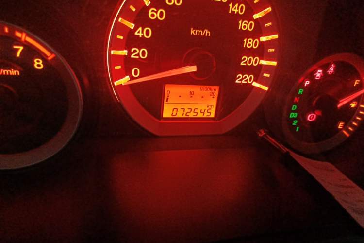 Used Honda City Classic 2008 1.5L Automatic Elite Edition Odometer Close Up