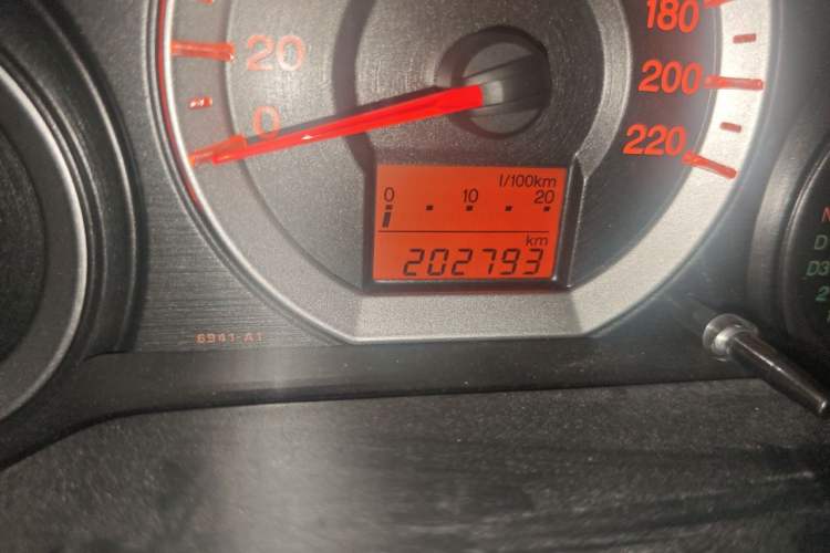 Used Honda City Classic 2008 1.5L Automatic Elite Edition Odometer Close Up