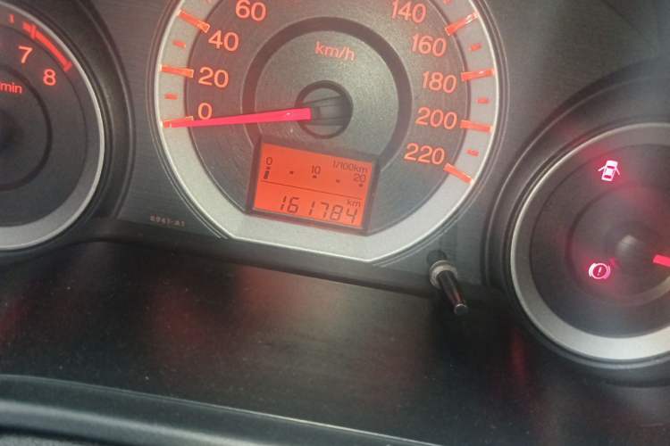 Used Honda City Classic 2011 1.5L Manual Elite Edition Odometer Close Up
