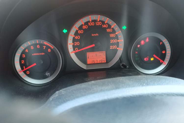 Used Honda City Classic 2011 1.5L Automatic Elite Edition Odometer Close Up