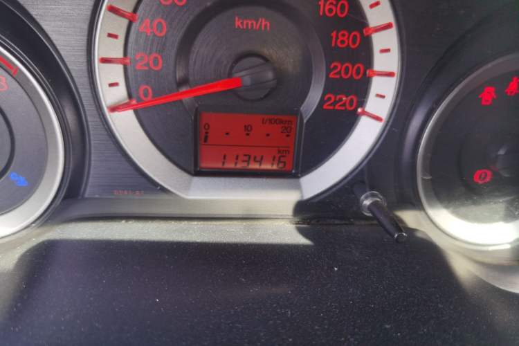 Used Honda City Classic 2011 1.5L Manual Elite Edition Odometer Close Up