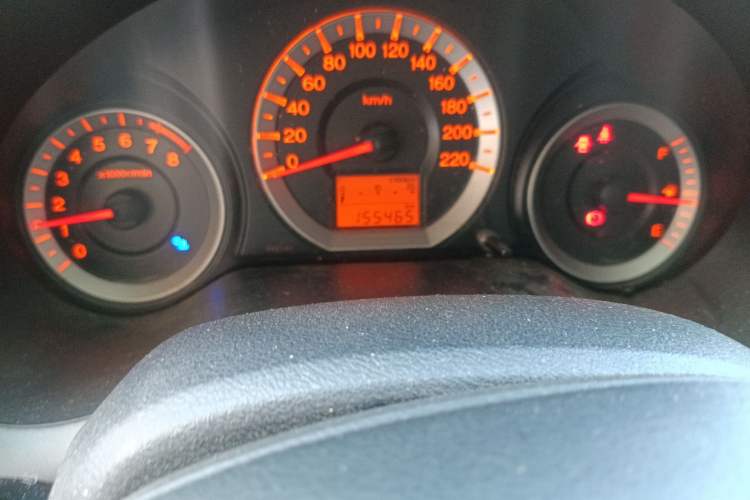 Used Honda City Classic 2011 1.5L Manual Elite Edition Odometer Close Up