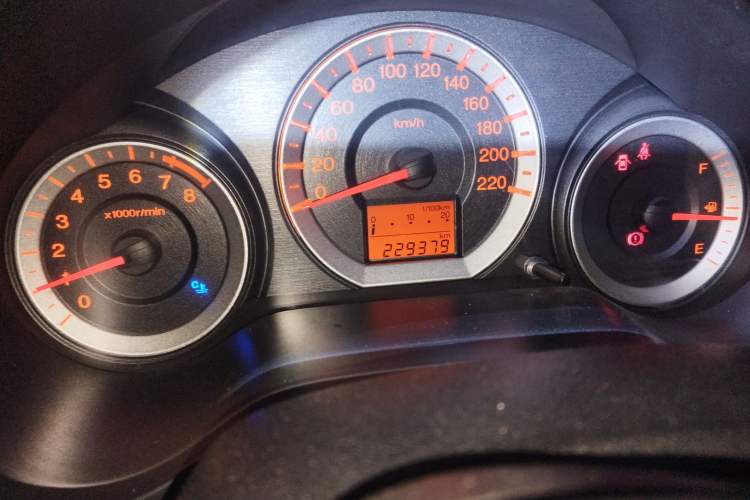 Used Honda City Classic 2011 1.5L Manual Elite Edition Odometer Close Up