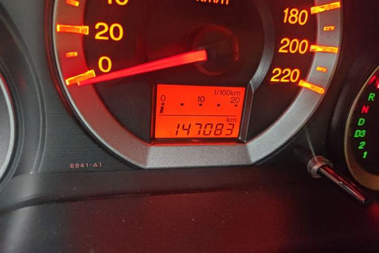 Used Honda City Classic 2011 1.5L Automatic Elite Edition Odometer Close Up