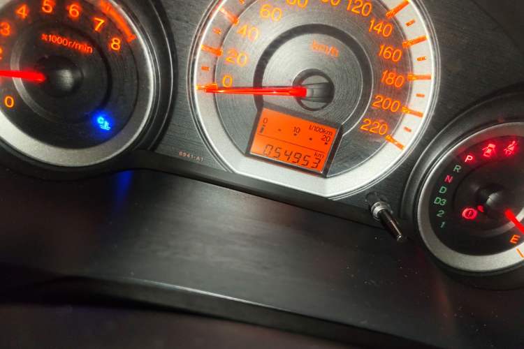 Used Honda City Classic 2011 1.5L Automatic Elite Edition Odometer Close Up