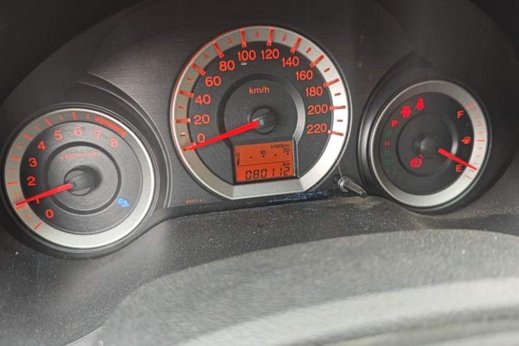 Used Honda City Classic 2011 1.5L Automatic Elite Edition Odometer Close Up