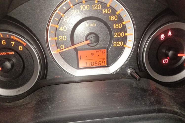 Used Honda City Classic 2011 1.5L Manual Elite Edition Odometer Close Up