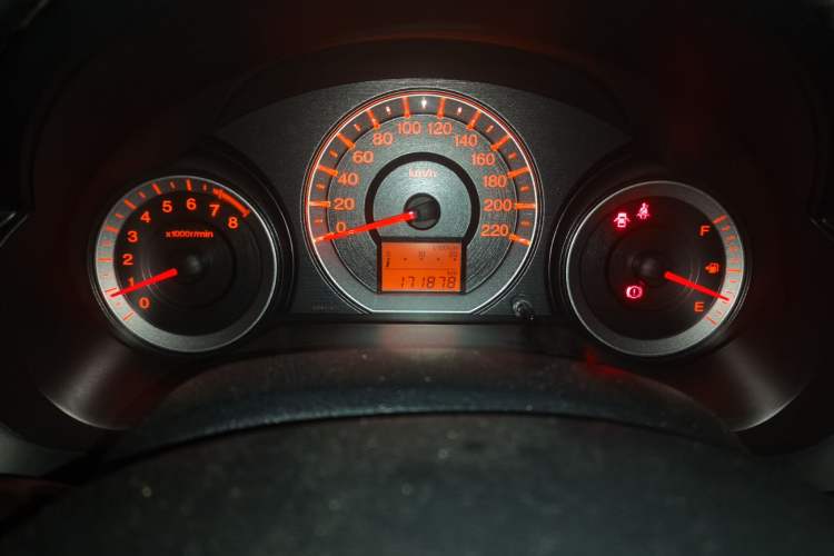 Used Honda City Classic 2011 1.5L Manual Elite Edition Odometer Close Up
