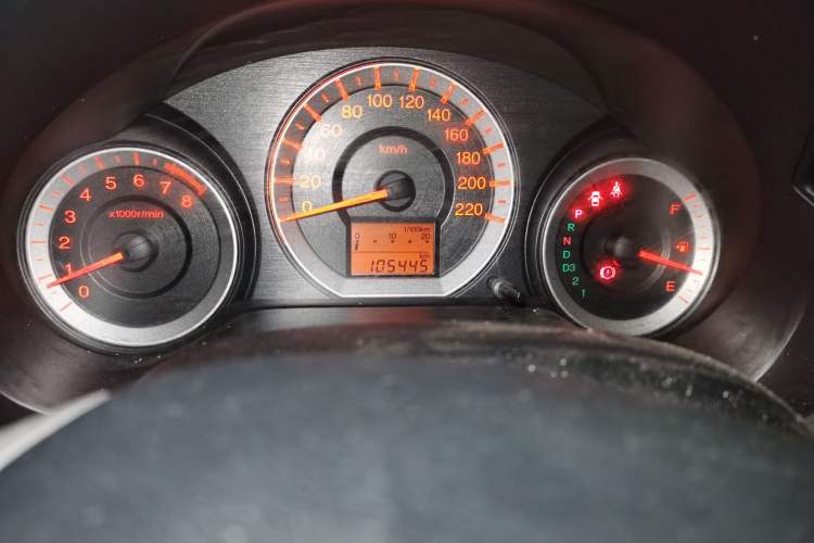 Used Honda City Classic 2011 1.5L Automatic Elite Edition Odometer Close Up