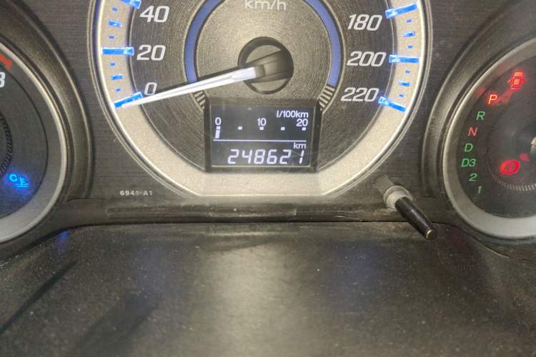 Used Honda City Classic 2012 1.5L Automatic Elite Edition Odometer Close Up