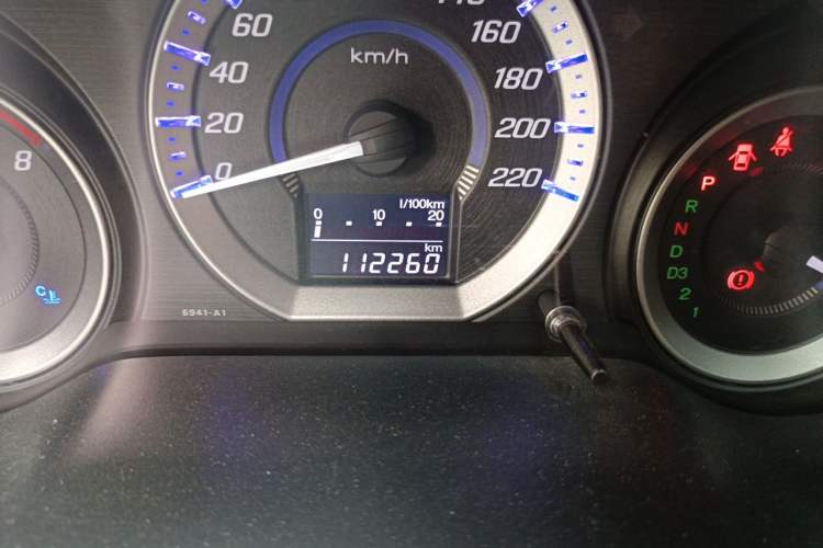 Used Honda City Classic 2012 1.5L Automatic Elite Edition Odometer Close Up