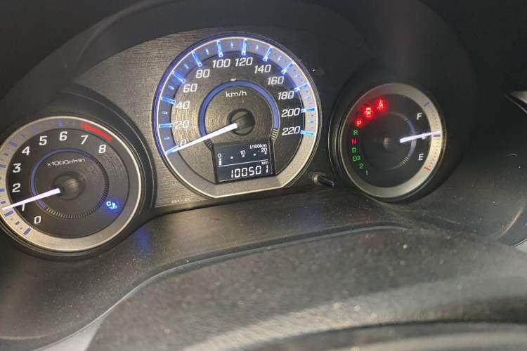 Used Honda City Classic 2012 1.5L Automatic Elite Edition Odometer Close Up