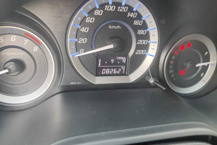 Used Honda City Classic 2012 1.5L Automatic Elite Edition Odometer Close Up