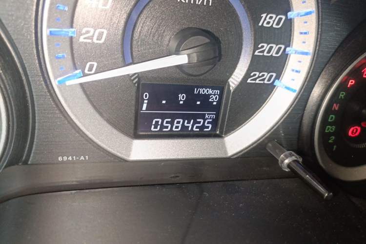 Used Honda City Classic 2012 1.5L Automatic Elite Edition Odometer Close Up