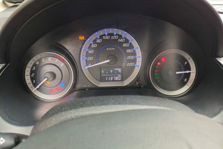 Used Honda City Classic 2012 1.5L Automatic Elite Edition Odometer Close Up