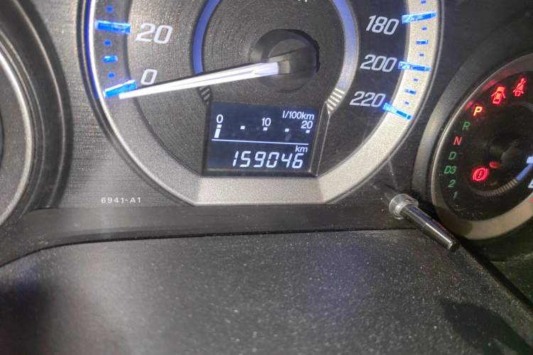 Used Honda City Classic 2012 1.5L Automatic Elite Edition Odometer Close Up