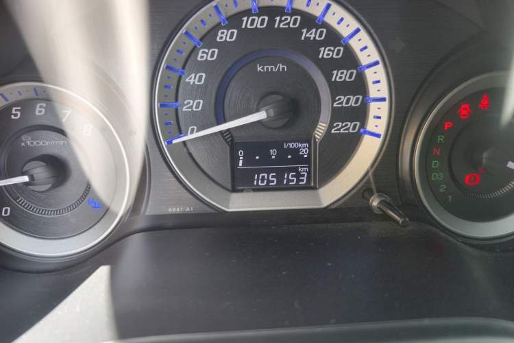 Used Honda City Classic 2012 1.5L Automatic Flagship Edition Odometer Close Up