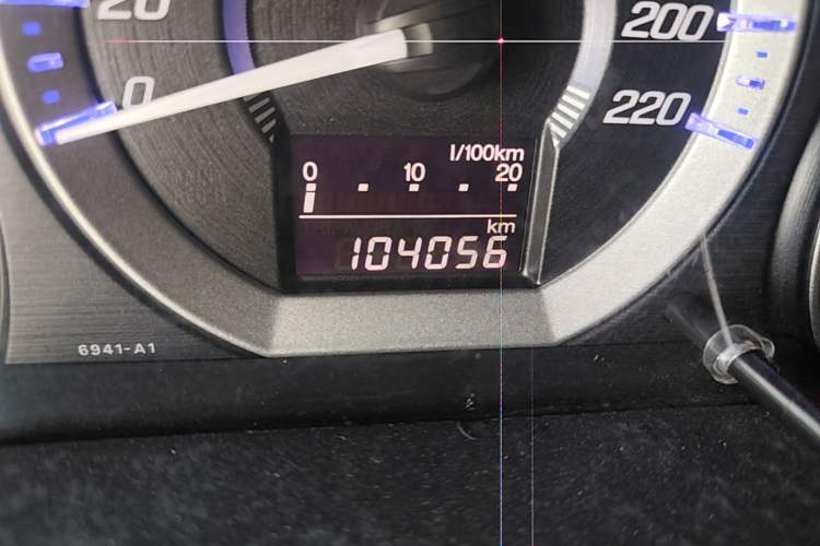 Used Honda City Classic 2012 1.5L Automatic Elite Edition Odometer Close Up