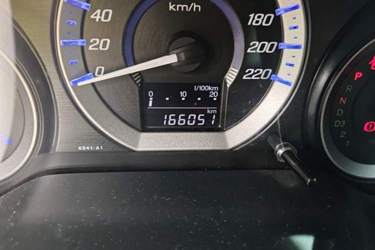 Used Honda City Classic 2012 1.5L Automatic Elite Edition Odometer Close Up