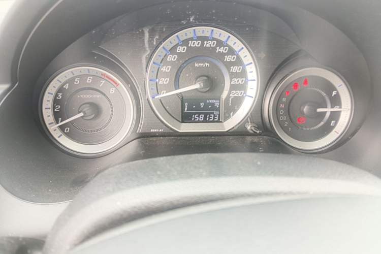 Used Honda City Classic 2012 1.5L Automatic Elite Edition Odometer Close Up