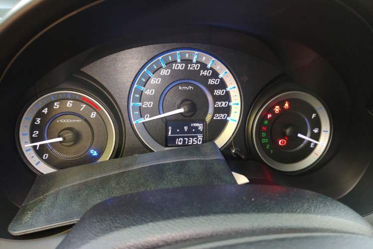 Used Honda City Classic 2012 1.5L Automatic Elite Edition Odometer Close Up