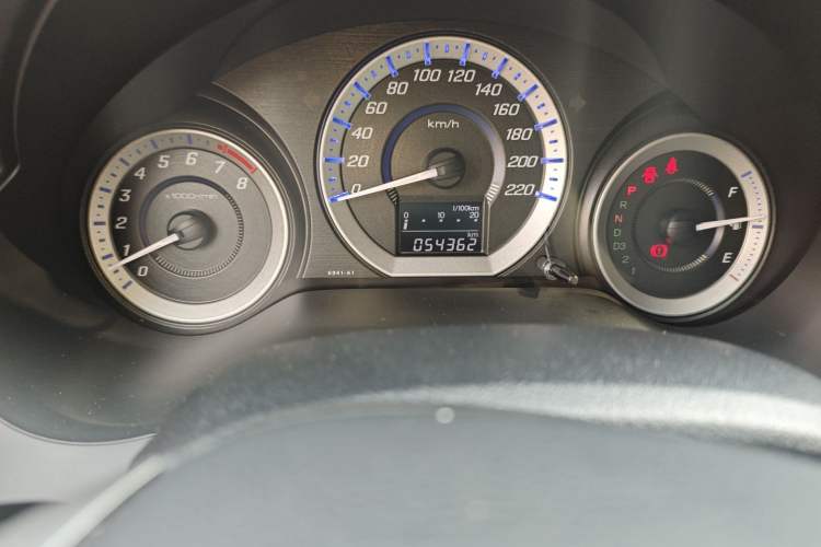 Used Honda City Classic 2012 1.5L Automatic Elite Edition Odometer Close Up