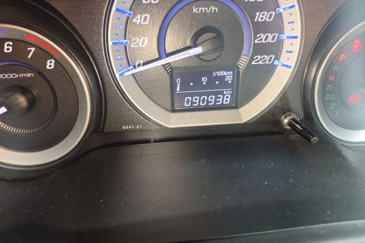 Used Honda City Classic 2012 1.5L Automatic Elite Edition Odometer Close Up